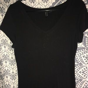 Long v-neck t shirt